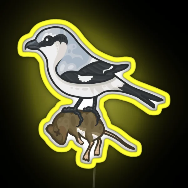 Northern Shrike RGB Neon Sign