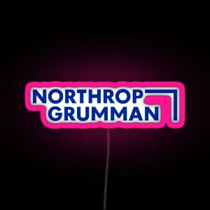 Northrop Grumman Logo RGB Neon Sign