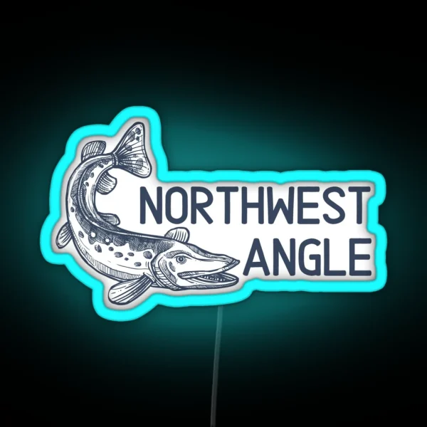 Northwest Angle RGB Neon Sign
