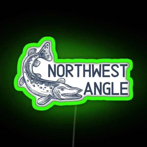 Northwest Angle RGB Neon Sign