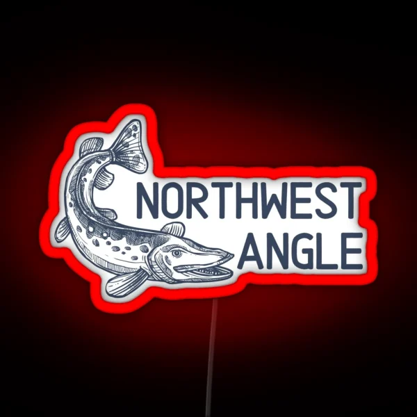 Northwest Angle RGB Neon Sign