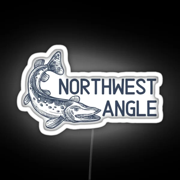 Northwest Angle RGB Neon Sign