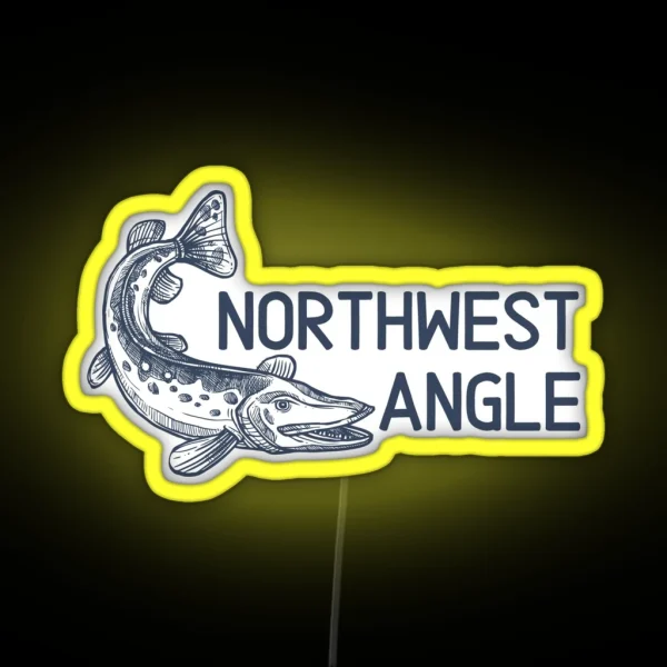 Northwest Angle RGB Neon Sign