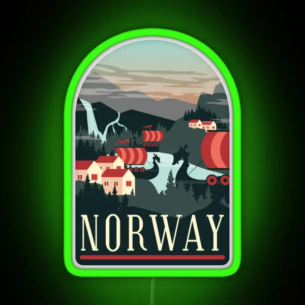 Norway RGB Neon Sign