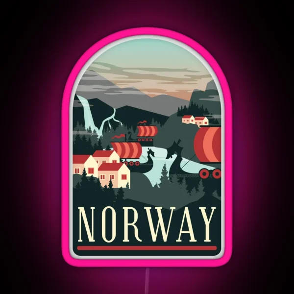 Norway RGB Neon Sign