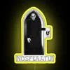 rgb neon sign of nosferatu in yellow