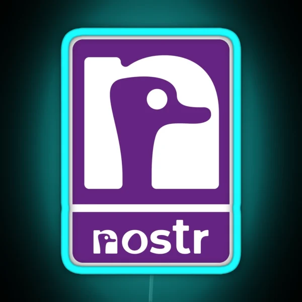 Nostr RGB Neon Sign