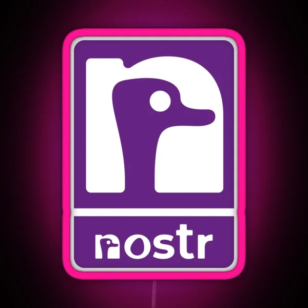 Nostr RGB Neon Sign