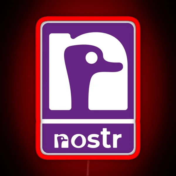 Nostr RGB Neon Sign