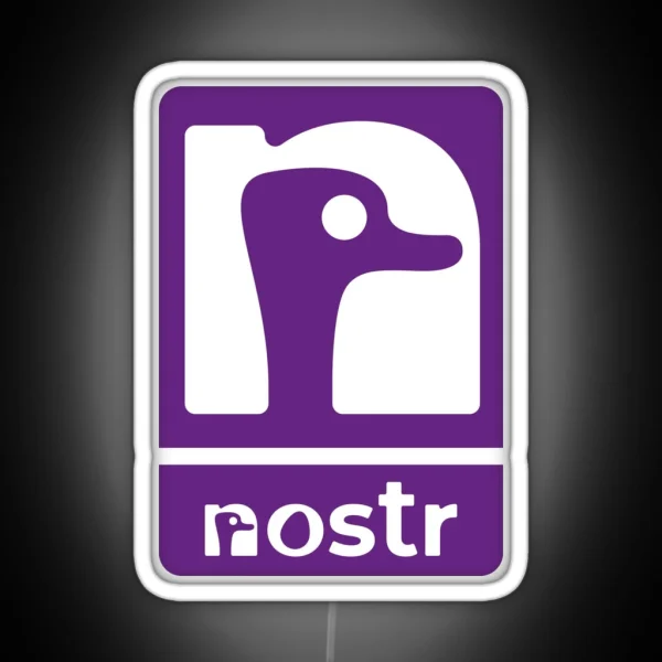 Nostr RGB Neon Sign