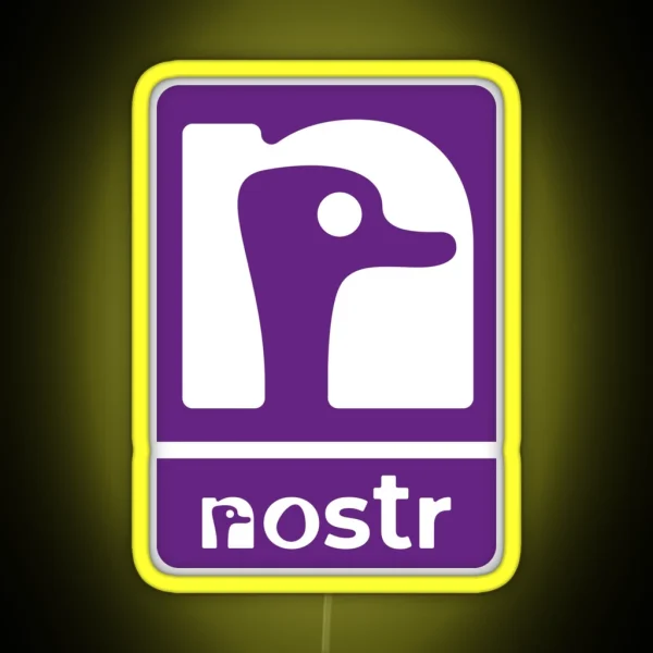 Nostr RGB Neon Sign