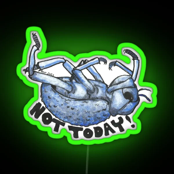 Not Today BDFB RGB Neon Sign