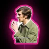 note to self i quit rgb neon sign pink graphic design