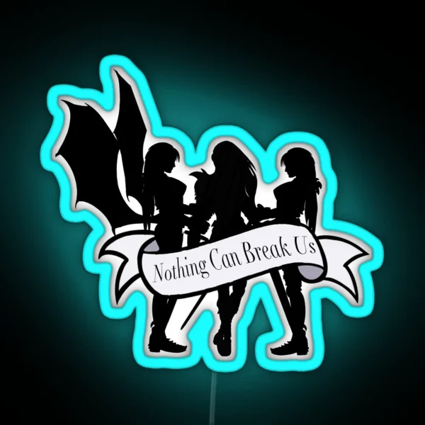 Nothing Can Break Us Valkyrie RGB Neon Sign