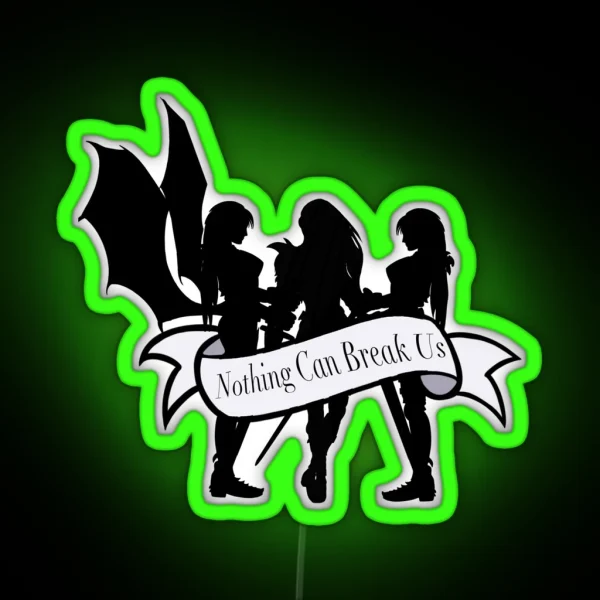 Nothing Can Break Us Valkyrie RGB Neon Sign