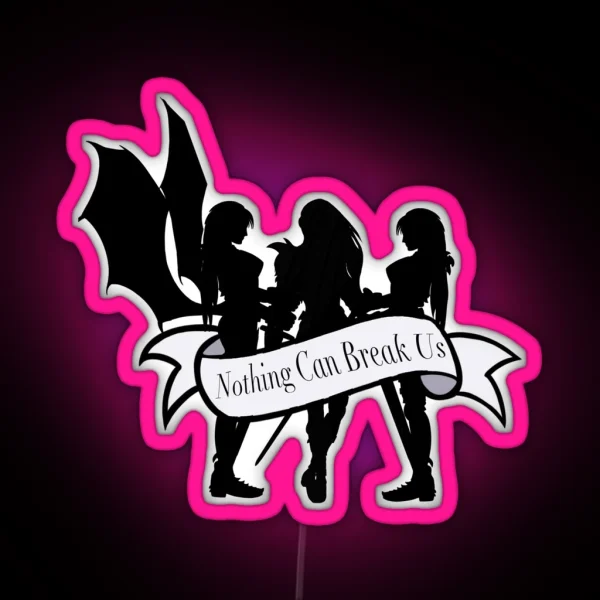 Nothing Can Break Us Valkyrie RGB Neon Sign