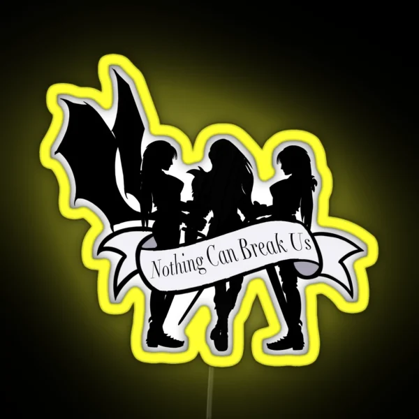 Nothing Can Break Us Valkyrie RGB Neon Sign