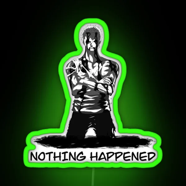 Nothing Happened Anime Moments Manga RGB Neon Sign