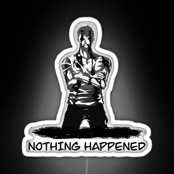 Nothing Happened Anime Moments Manga RGB Neon Sign