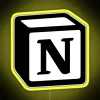 notion rgb neon sign yellow lighting