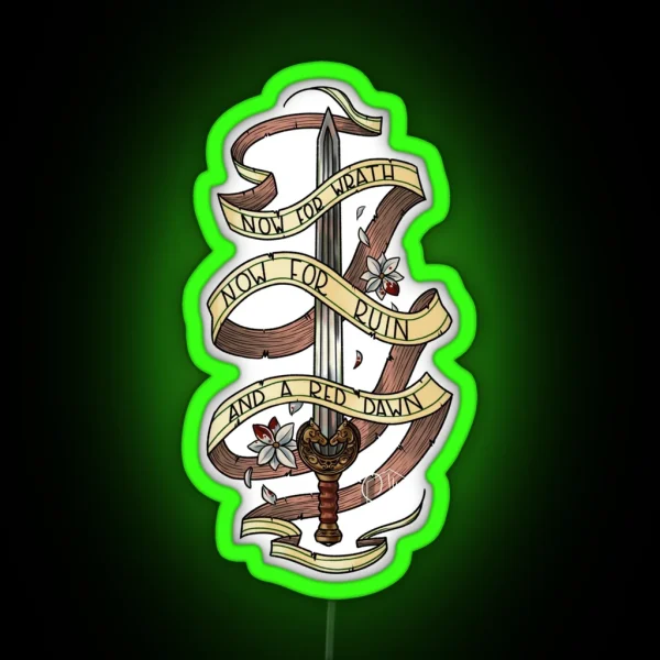 Now For Wrath RGB Neon Sign