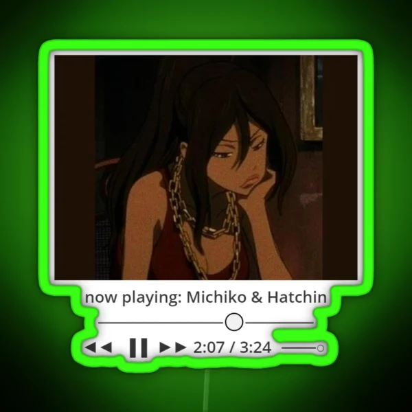 Now Playing Michiko And Hatchin RGB Neon Sign