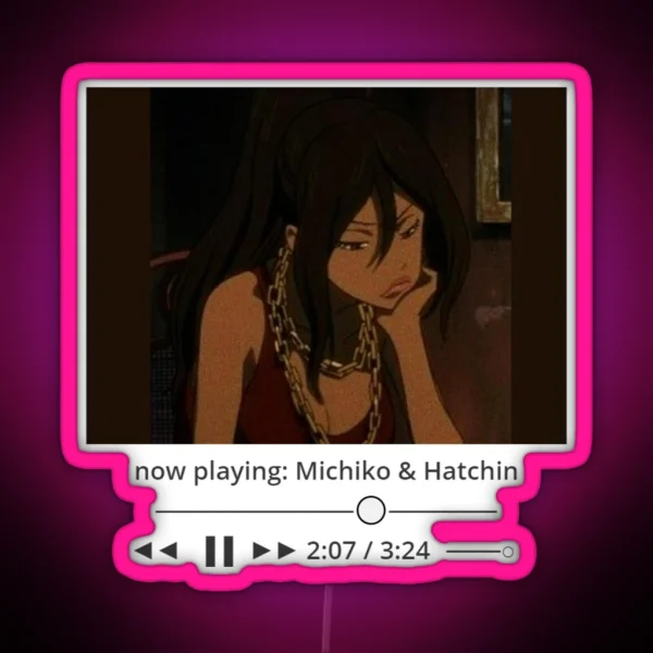 Now Playing Michiko And Hatchin RGB Neon Sign