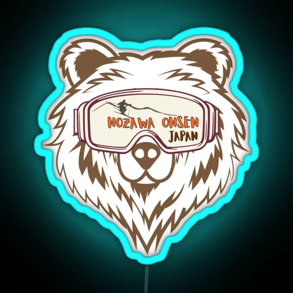 Nozawa Onsen Ski RGB Neon Sign