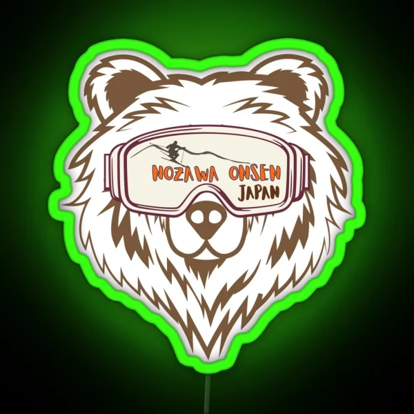 Nozawa Onsen Ski RGB Neon Sign