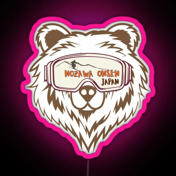 Nozawa Onsen Ski RGB Neon Sign