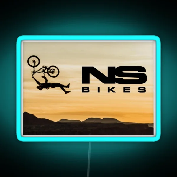 NS Bikes Downhill RGB Neon Sign