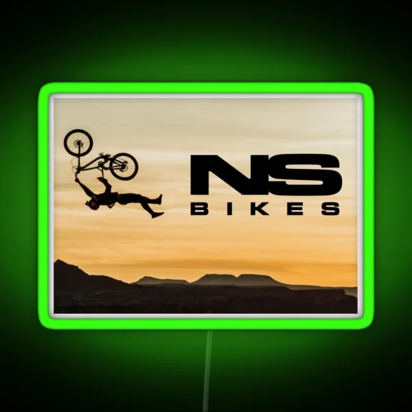 NS Bikes Downhill RGB Neon Sign