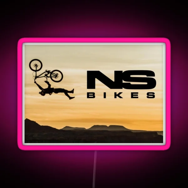 NS Bikes Downhill RGB Neon Sign