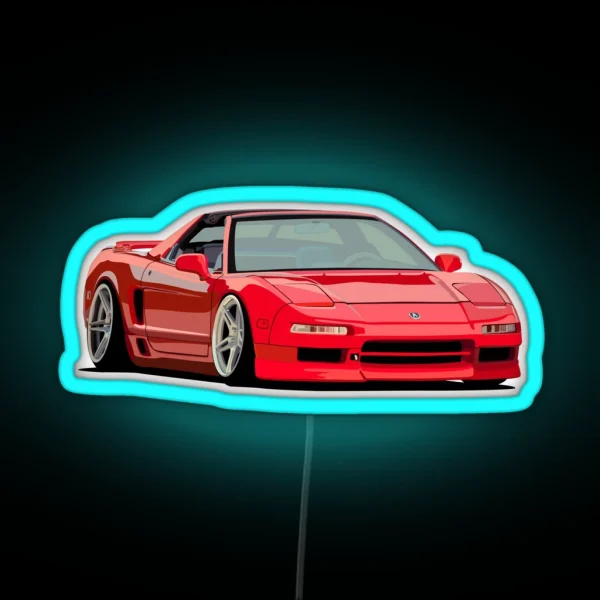 NSX Cartoon RGB Neon Sign