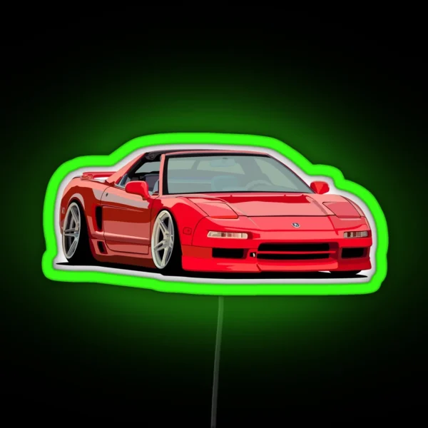 NSX Cartoon RGB Neon Sign