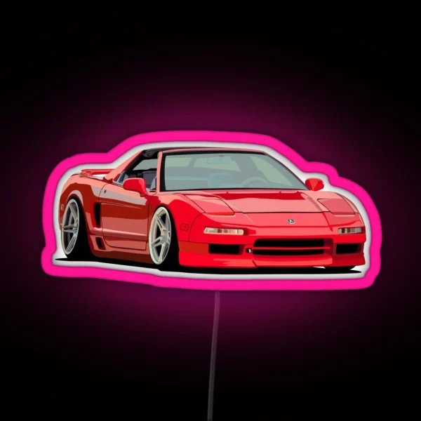 NSX Cartoon RGB Neon Sign