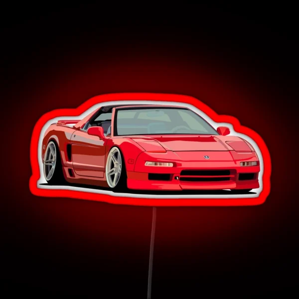 NSX Cartoon RGB Neon Sign