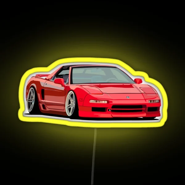 NSX Cartoon RGB Neon Sign