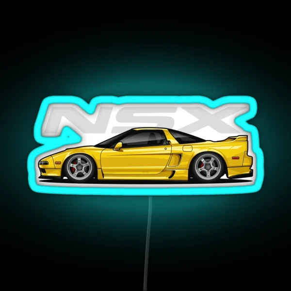 NSX Lemonde Yellow RGB Neon Sign
