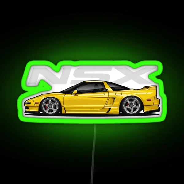 NSX Lemonde Yellow RGB Neon Sign