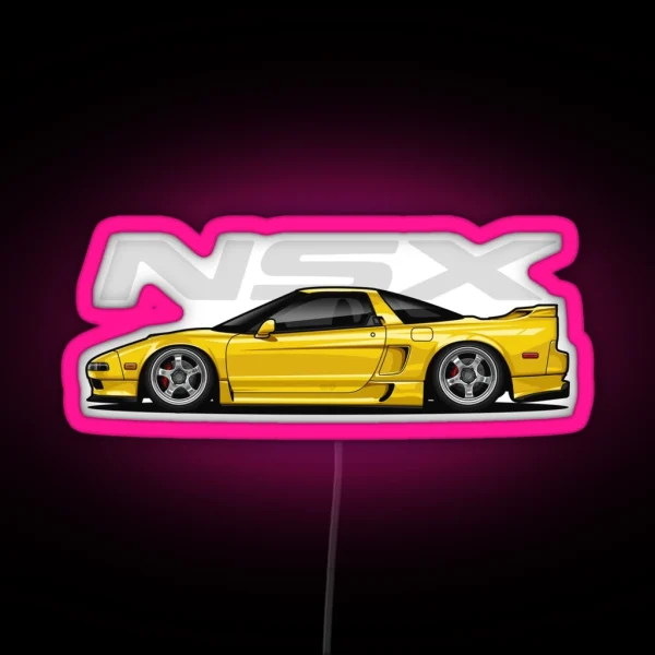 NSX Lemonde Yellow RGB Neon Sign
