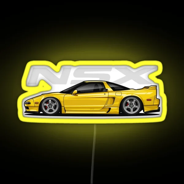 NSX Lemonde Yellow RGB Neon Sign
