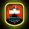 Nufenen Pass Switzerland Motorcycle Neon Sign LED RGB Light