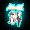 Nuka Pinup RGB Neon Sign in Blue