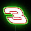 nascar-number-3-led-rgb-neon-sign