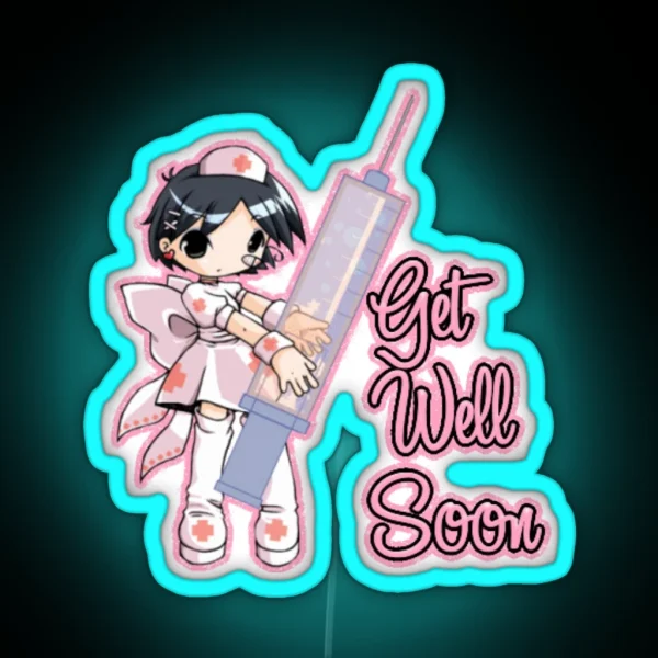 Nurse Girl RGB Neon Sign
