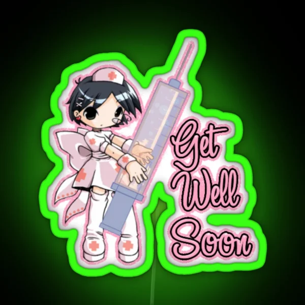 Nurse Girl RGB Neon Sign