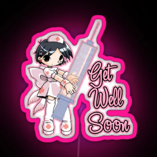 Nurse Girl RGB Neon Sign