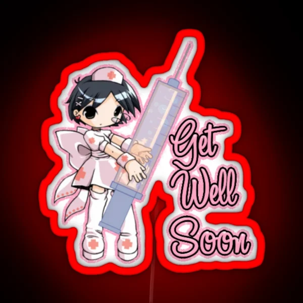 Nurse Girl RGB Neon Sign