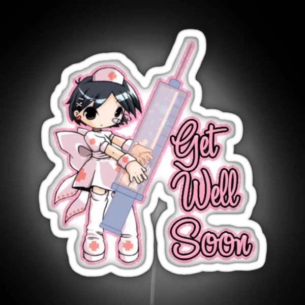 Nurse Girl RGB Neon Sign
